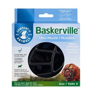 Baskerville Ultra Muzzle – Size 4 for Medium-Large Dogs